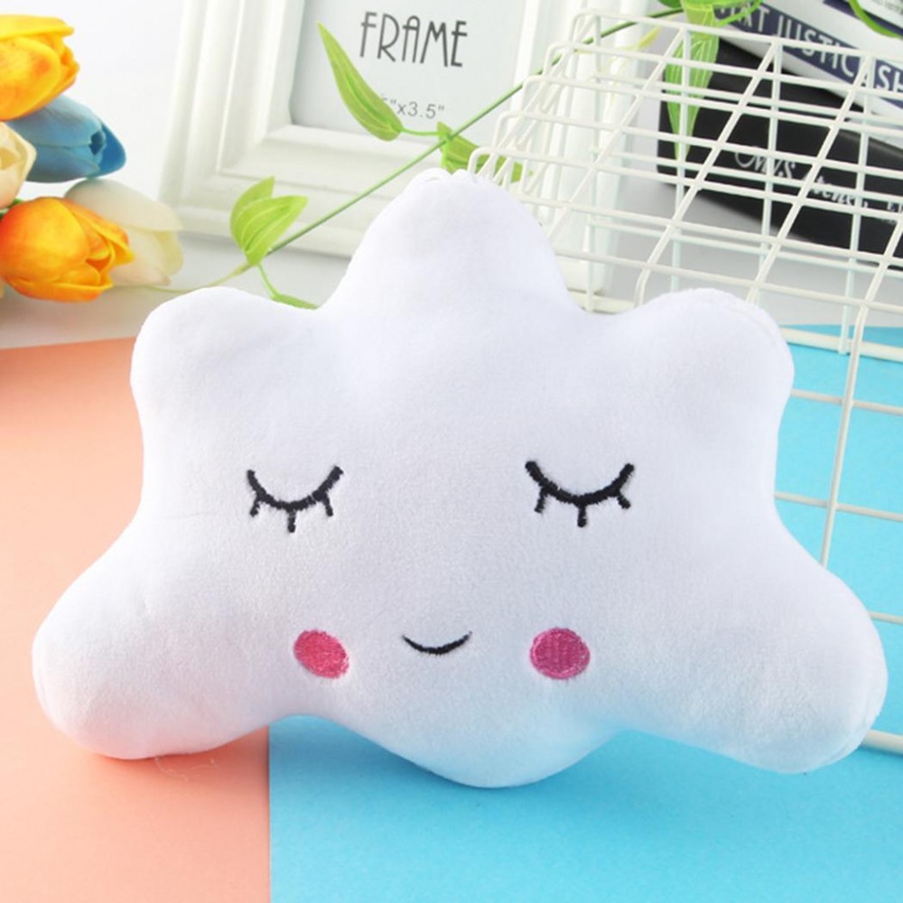 Lovely Star Moon Cloud PP Cotton 14 years old older Filling 24 x15cm/9.4 x 5.9inch Short Plush Pillow
