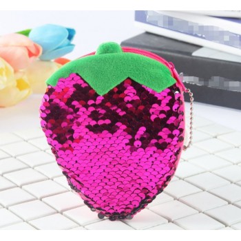 Super Kawaii Lady Girls Plush Purse BAG , Multi-designs Fruit Pineapple Etc. Key chain Plush Coin wallet Purse Pouch