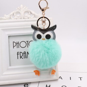 BTS bt21 Plush Toys pompom Ball Kawaii keychain Soft Touch Cute Fashion Kids Key Holder Dolls fluffy Charm Baby Girls Women gift