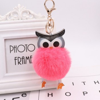 BTS bt21 Plush Toys pompom Ball Kawaii keychain Soft Touch Cute Fashion Kids Key Holder Dolls fluffy Charm Baby Girls Women gift