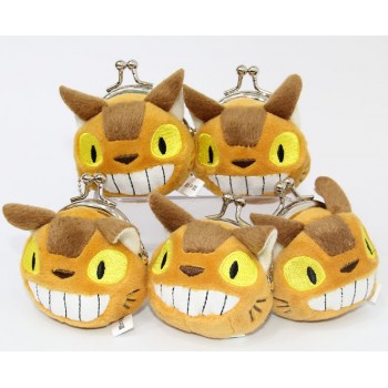 1 pcs cute Japan Anime Miyazaki TOTORO Plush Toys Unisex Wallet Multi-functional Bag Mini cartoon Pendant toy