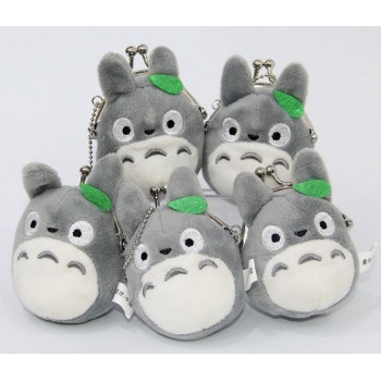 1 pcs cute Japan Anime Miyazaki TOTORO Plush Toys Unisex Wallet Multi-functional Bag Mini cartoon Pendant toy