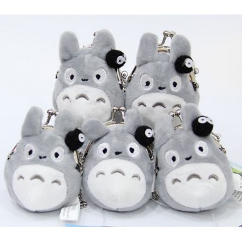 1 pcs cute Japan Anime Miyazaki TOTORO Plush Toys Unisex Wallet Multi-functional Bag Mini cartoon Pendant toy