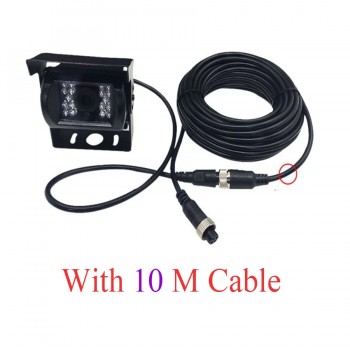 4 Pin CCD Bus Vans Trucks Rear View Reverse Camera 12/24V Parking Camera + Remote Control 7 Color TFT Monitor 800*480 screen
