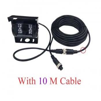 4 Pin CCD Bus Vans Trucks Rear View Reverse Camera 12/24V Parking Camera + Remote Control 7 Color TFT Monitor 800*480 screen