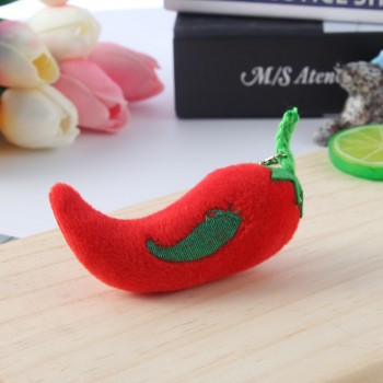 1Pc Lovely fruit amp; vegetables Plush Dolls Pendant Cute Fruit Plush Keychains Stuffed Doll Key Chain Toys Christmas Gifts