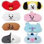 Skin Soft Touch Cartoon Eye Mask Toy BT21 BTS Travel Lunch Break Sleep Shading Breathable Natural Sleep Mask Figures Gift Kids