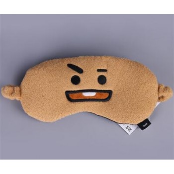 Skin Soft Touch Cartoon Eye Mask Toy BT21 BTS Travel Lunch Break Sleep Shading Breathable Natural Sleep Mask Figures Gift Kids