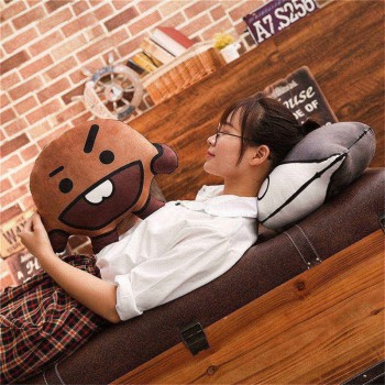 1pc Kawaii Bangtan Boys BTS bt21 Plush Pillow Stuffed Toys Soft VAN COOKY CHIMMY SHOOKY KOYA RJ MANG TATA Cushion Gifts for Girl