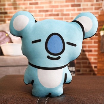 1pc Kawaii Bangtan Boys BTS bt21 Plush Pillow Stuffed Toys Soft VAN COOKY CHIMMY SHOOKY KOYA RJ MANG TATA Cushion Gifts for Girl