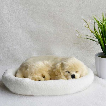 Simulation dog Plush toys breathing dog interactive toys birthday gift sleepping dog Stuffed toys  robot dog