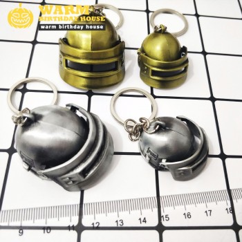 2018 New Game Kawaii PUBG CS GO Weapon keychain Helmet 98K Gun men toys many cute Pendant on the bag for children gifts hot sale