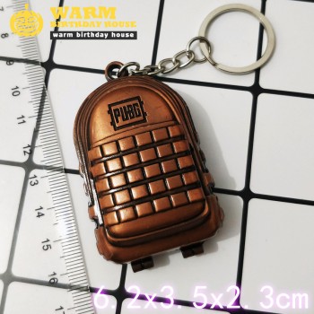 2018 New Game Kawaii PUBG CS GO Weapon keychain Helmet 98K Gun men toys many cute Pendant on the bag for children gifts hot sale