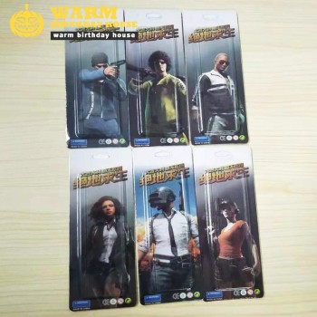 2018 New Game Kawaii PUBG CS GO Weapon keychain Helmet 98K Gun men toys many cute Pendant on the bag for children gifts hot sale