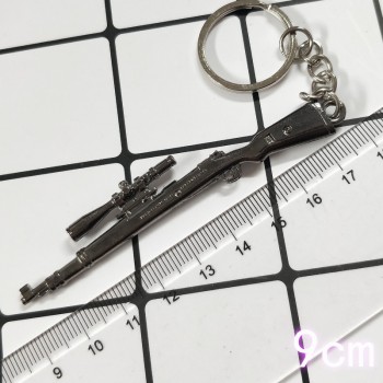 2018 New Game Kawaii PUBG CS GO Weapon keychain Helmet 98K Gun men toys many cute Pendant on the bag for children gifts hot sale