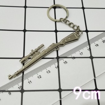 2018 New Game Kawaii PUBG CS GO Weapon keychain Helmet 98K Gun men toys many cute Pendant on the bag for children gifts hot sale