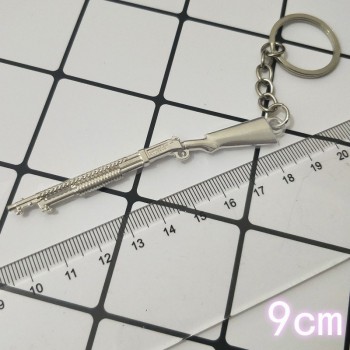 2018 New Game Kawaii PUBG CS GO Weapon keychain Helmet 98K Gun men toys many cute Pendant on the bag for children gifts hot sale