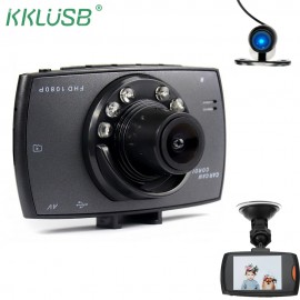Dual Lens Car DVR Camera G30 Full HD 1080P 170 Degree Dashcam Video Registrars Parking Cars Night Vision G-SensorDash Cam