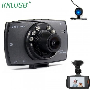 Dual Lens Car DVR Camera G30 Full HD 1080P 170 Degree Dashcam Video Registrars Parking Cars Night Vision G-SensorDash Cam