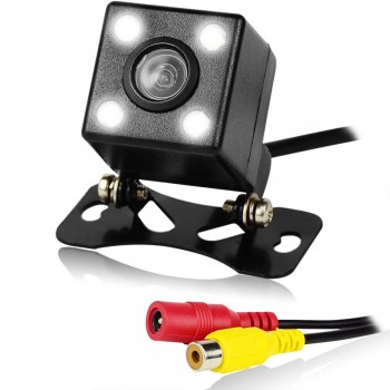 4.3 inch HD Foldable Car Rearview Backup Camera Reverse Backup Monitorr Reversing LCD TFT Display 2.4 Ghz Wireless Camera Kit