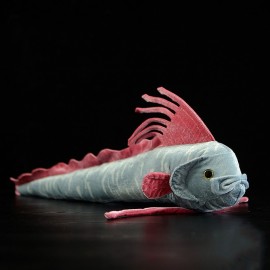 56CM Length Real Life Oarfish Stuffed Toys Super Soft Ribbon Fish Plush Toy Sea Animal Toys For Kids Birthday Gifts