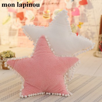 Cloud Plush Pillow Pink White Stuffed Soft Star Throw Pillow Moon Cushion Baby Kids Pillow Sofa Home Decor Girls Pillow amp;Cushion