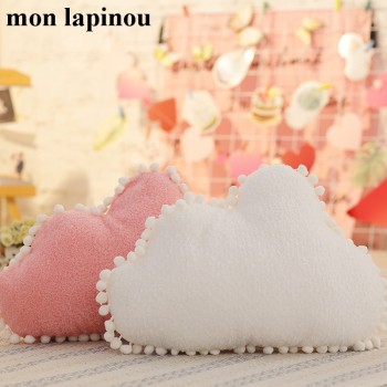Cloud Plush Pillow Pink White Stuffed Soft Star Throw Pillow Moon Cushion Baby Kids Pillow Sofa Home Decor Girls Pillow amp;Cushion