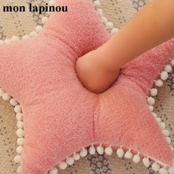 Cloud Plush Pillow Pink White Stuffed Soft Star Throw Pillow Moon Cushion Baby Kids Pillow Sofa Home Decor Girls Pillow amp;Cushion