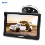 DIYKIT 800 x 480 5 Inch TFT LCD Display Car Rear View Monitor with Suction Cup and Free Bracket For MPV SUV Horse Lorry