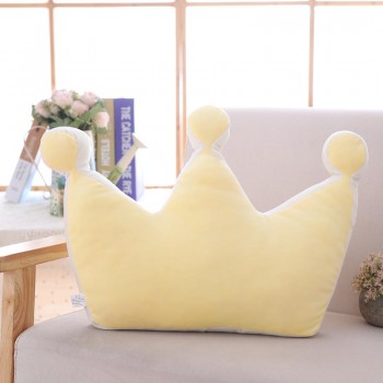 Crown plush pillow colorful stuffed soft plush crown toy home sofa decoration cushion kids toys birthday gift for girlfriend