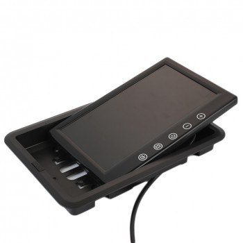9 inch HD Ultra Thin TFT LCD Color Car Monitor Reversing Parking Backup Rear View Camera 2 Video Inputs HDMI VGA AV with Speaker
