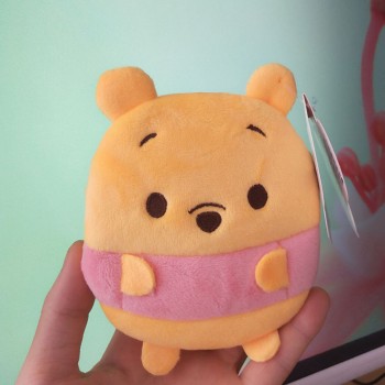 Disney cartoon plush purse cute plush toy coin purse Stitch  Mickey Mouse Minnie plush purse children boy girl gift Size 11x10cm