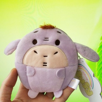 Disney cartoon plush purse cute plush toy coin purse Stitch  Mickey Mouse Minnie plush purse children boy girl gift Size 11x10cm