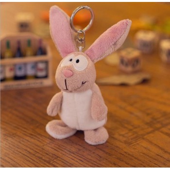 2018 New Kids Plush Toys Animal Fluffy Rabbit 10CM Cute  kawaii anime plush keychain plush toys for kids gift.