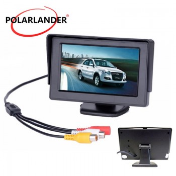 4.3 Inch TFT LCD two-way AV in Car Monitor For Rearview Reverse Camera DVD reverse priority two-way AV in