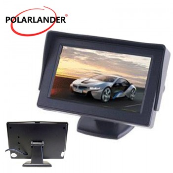 4.3 Inch TFT LCD two-way AV in Car Monitor For Rearview Reverse Camera DVD reverse priority two-way AV in