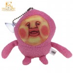 Cute Kobito Pendant Fairy Peach Butt Fart Dukan Zukan Cartoon Soft Plush Japan Ugly Stuffed Toys Plants Dolls Fun Keychain Gifts