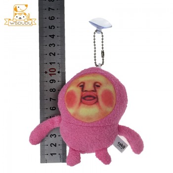 Cute Kobito Pendant Fairy Peach Butt Fart Dukan Zukan Cartoon Soft Plush Japan Ugly Stuffed Toys Plants Dolls Fun Keychain Gifts