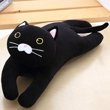 Elastic Plush C Shaped Animals Body Pillow Lying Panda/Duck/Cat Kids Bedding Pillow Cartoon Ultra Soft Sleeping Companion Pillow