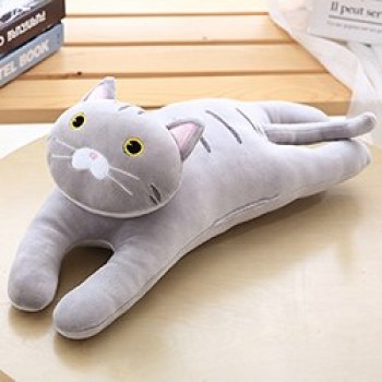 Elastic Plush C Shaped Animals Body Pillow Lying Panda/Duck/Cat Kids Bedding Pillow Cartoon Ultra Soft Sleeping Companion Pillow
