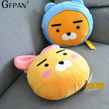1PC 35cm Kawaii Kakao Friends Plush Pillow Stuffed Cartoon Dolls Ryan Cute Cocoa Stuffed Toys Wedding Gifts For Kids Children