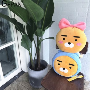 1PC 35cm Kawaii Kakao Friends Plush Pillow Stuffed Cartoon Dolls Ryan Cute Cocoa Stuffed Toys Wedding Gifts For Kids Children