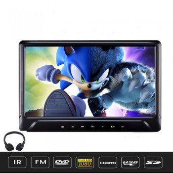 XST 11.6 Inch Car Headrest DVD Player Monitor 1920*1080 Touch Button Support HD 1080P Video/USB/SD/IR/FM/HDMI/Speaker/Game