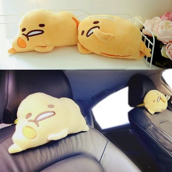 Gudetama car stuffed pillow Janpan anime figure plush pranks trick toys couple egg yolk toy toys for him car decoration for him