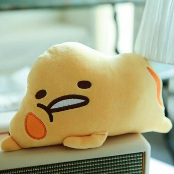 Gudetama car stuffed pillow Janpan anime figure plush pranks trick toys couple egg yolk toy toys for him car decoration for him