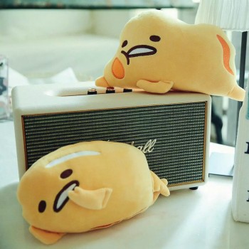 Gudetama car stuffed pillow Janpan anime figure plush pranks trick toys couple egg yolk toy toys for him car decoration for him