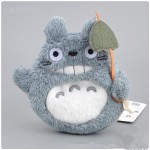 12cm My Neighbor Totoro Plush Soft Coin Purse Wallet Bag Leaves Cat Chick Cartoon Animal Coin Packet Purse Multi-functional Bag