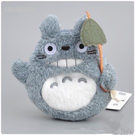 12cm My Neighbor Totoro Plush Soft Coin Purse Wallet Bag Leaves Cat Chick Cartoon Animal Coin Packet Purse Multi-functional Bag