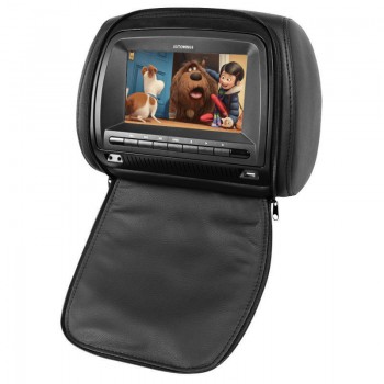 XST 2PCS 9 Inch 800*480 TFT LCD Capacitance Screen Car Headrest Monitor DVD Video Player Support IR/FM/USB/SD/Speaker/Wire Game
