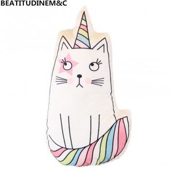 Cute New Unicorn Pillow, Cat Pillow, Hippopotamus Pillow Cushions, Animal Plush Toys, Children Bedroom Decoration, Children Toys